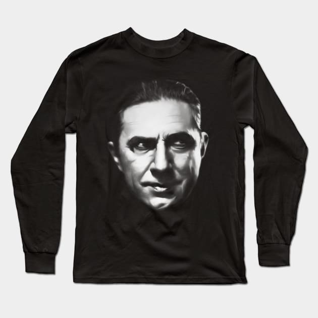 Lugosi Long Sleeve T-Shirt by SquareDog